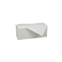 Bluering Kéztörlő 2 rétegű V hajtogatású száraz papír törlőkendő 150 lap/csomag Bluering® fehér