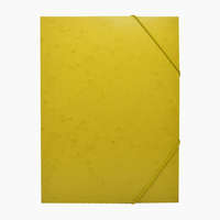Bluering Gumis mappa A4, festett prespán mintás karton Bluering® sárga