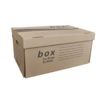 Fornax Archiváló konténer karton doboz fedeles 54x36x25cm, felfelé nyíló tetővel Fornax