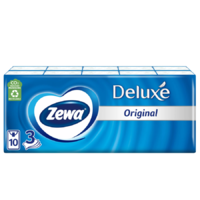 Uni Papírzsebkendő 3 rétegű 10 x 10 db/csomag Zewa Deluxe illatmentes