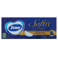 Uni Papírzsebkendő 4 rétegű 10 x 9 db/csomag Zewa Softis illatmentes