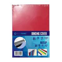 Bluering Hátlap, A4, 230 g. bőrhatású 100 db/csomag, Bluering® piros