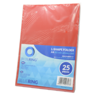 Bluering Genotherm `L` A4, 80 micron piros 25 db/csomag, Bluering®,