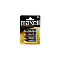 Maxell Elem AA ceruza LR6 1,5V super tartós alkaline 4 db/csomag, Maxell