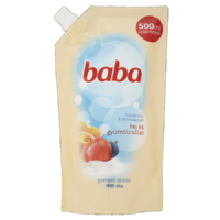 Baba Folyékony szappan utántöltő 500 ml Baba Tej és Gyümölcs illat