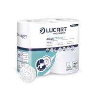 Lucart Toalettpapír 2 rétegű 400 lap/tekercs 4 tekercs/csomag Aquastream 4 Lucart_811B70J hófehér