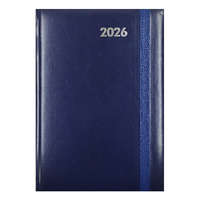 Határidőnapló ALISCA Rebel varrott A/4 heti fehér lapos kék 2026.