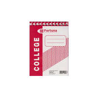 Jegyzettömb spirálos FORTUNA College A/7 70x100 mm 50 lapos kockás