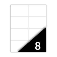Etikett FORTUNA 105x74mm univerzális 8 címke/ív 1 ív
