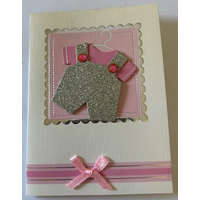 Üdvözlőlap mini Cardex 75 x 100 mm rózsaszín UTOLSÓ DARAB