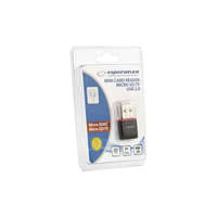 Esperanza Adapter USB A 2.0 - Micro SD, fekete