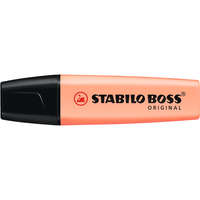 Stabilo Szövegkiemelő 2-5mm, vágott hegyű, STABILO Boss original Pastel barack