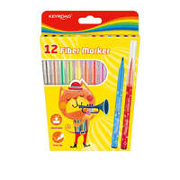 Keyroad Rostirón, filctoll készlet 2 mm 12 db/bliszter Keyroad vegyes színek