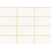 Egyéb Etikett címke, 20x38mm, 5 lap, 12 címke/lap