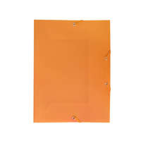 Bluering Gumis mappa A4, műanyag Bluering® narancssárga