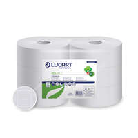 Lucart Toalettpapír 2 rétegű közületi átmérő: 26 cm 6 tekercs/karton 26 J EcoLucart_812207 fehér