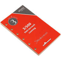 Realsystem Gyűrűs kalendárium utántöltő csomag 3/500 sárga papíros éves, heti beosztású S mérethez Realsystem