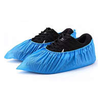 Egyéb Egyszer használatos cipővédő 100 db/csomag erősített CPE kék