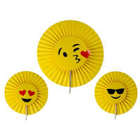 Party dekoráció napocska 3 db-os UTOLCSÓ CSOMAG