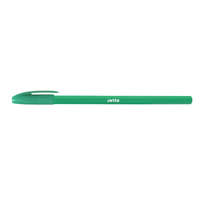 Bluering Golyóstoll 0,7mm eldobható, hatszögletű test kupakos Bluering® Jetta, írásszín zöld