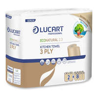 Lucart Kéztörlő 3 rétegű 2 tekercs/csomag EcoNatural 2.3 Lucart_821639J havanna barna