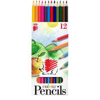 Ico Színes ceruza készlet, hatszögletű Süni Ico 12 klf. szín