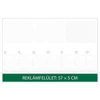 Dayliner Asztali naptár könyöklő 570 x 380 mm, fehér lapokkal zöld Dayliner 2026.