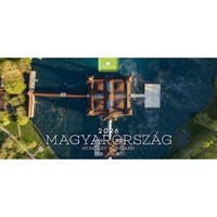 Dayliner Képes asztali naptár Magyarország 320 x 150 mm, fehér lapokkal álló karton tartóval Dayliner 2026.