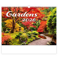 Dayliner Falinaptár képes 450 × 315 mm, fehér lapokkal Gardens Dayliner 2026.
