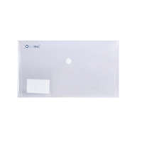 Bluering Irattartó tasak DL 'csekk' patentos PP Bluering® transzparens