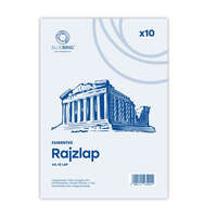 Bluering Rajzlap A4, famentes fóliázva Bluering® 10 ív/csomag,
