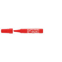 Ico Flipchart marker vízbázisú 1-4mm, vágott Artip 12 piros