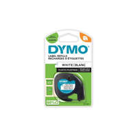 Dymo Feliratozógép szalag Dymo Letratag S0721660/59422 12mmx4m ORIGINAL fehér