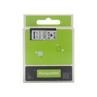Eco Feliratozógép szalag kompatibilis Dymo D1 S0720530/45013 12mmx7m ECO fekete/fehér