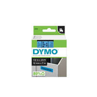 Dymo Feliratozógép szalag Dymo D1 S0720560/45016 12mmx7m, ORIGINAL, fekete/kék