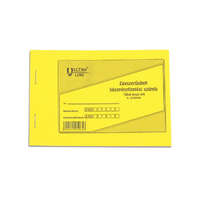 Készpénzfizetési számlatömb VECTRA-LINE 25x3 fekvő A/6 1 db