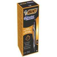 BIC BIC Zseléstoll, 0,3 mm, nyomógombos, BIC "Gel-ocity Quick Dry", fekete