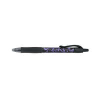 Pilot Zselés toll 0,7mm, nyomógombos Pilot G-2 Victoria medium tip, írásszín lila