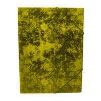 Bluering Gumis mappa A4, festett prespán mintás karton Bluering® sárga