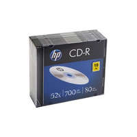 HP HP CD-R lemez, 700MB, 52x, 10 db, vékony tok, HP
