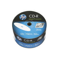 HP HP CD-R lemez, nyomtatható, 700MB, 52x, 50 db, zsugor csomagolás, HP
