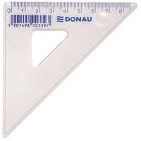 DONAU DONAU Háromszög vonalzó, műanyag, 45°, 8,5 cm, DONAU