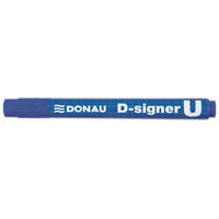 DONAU DONAU Alkoholos marker, 2-4 mm, kúpos, DONAU "D-signer U", kék