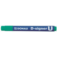DONAU DONAU Alkoholos marker, 2-4 mm, kúpos, DONAU "D-signer U", zöld