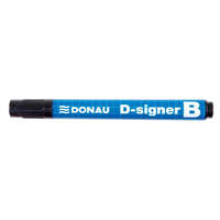 DONAU DONAU Táblamarker, 2-4 mm, kúpos, DONAU "D-signer B"", fekete