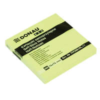 DONAU DONAU Öntapadó jegyzettömb, 76x76mm, 100 lap, DONAU "ECO", sárga