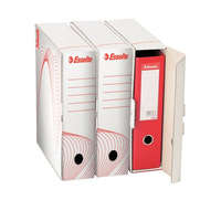 ESSELTE ESSELTE Archiválódoboz, iratrendezőnek, 97 mm, újrahasznosított karton, ESSELTE "Standard", fehér