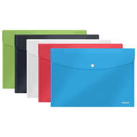 ESSELTE ESSELTE Irattartó tasak, A5, patentos, ESSELTE "Vivida", vegyes színek