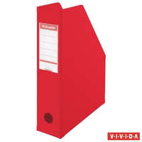 ESSELTE ESSELTE Iratpapucs, PVC/karton, 70 mm, összehajtható, ESSELTE, Vivida piros