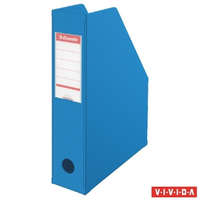ESSELTE ESSELTE Iratpapucs, PVC/karton, 70 mm, összehajtható, ESSELTE, Vivida kék